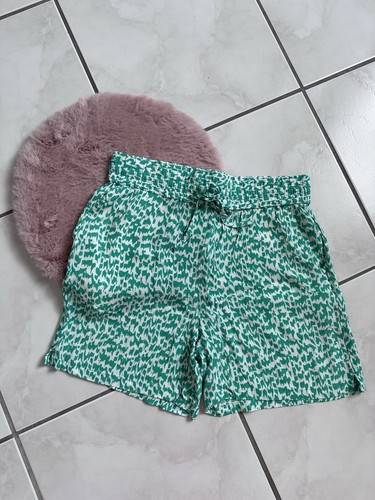 Stoff shorts weiß - stoff,