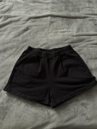 Schwarze dehnbare shorts - shorts, /