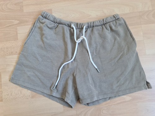 Damen hose kurz hotpants stoff - kurz,