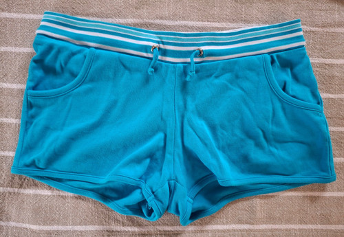 Blaue kurze damen hose - blaue,