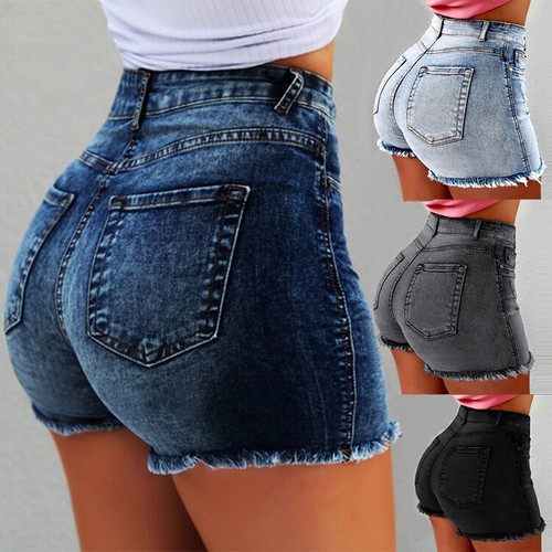 Damen sexy vintage jeansstoff - sexy,